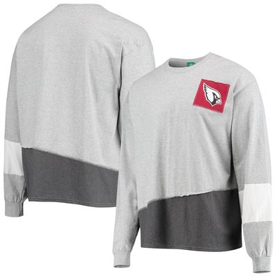 Green Bay Packers Refried Apparel Sustainable Angle Long Sleeve T-Shirt -  Heather Gray