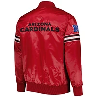 Men's Starter Cardinal Arizona Cardinals The Pick and Roll Full-Snap Jacket