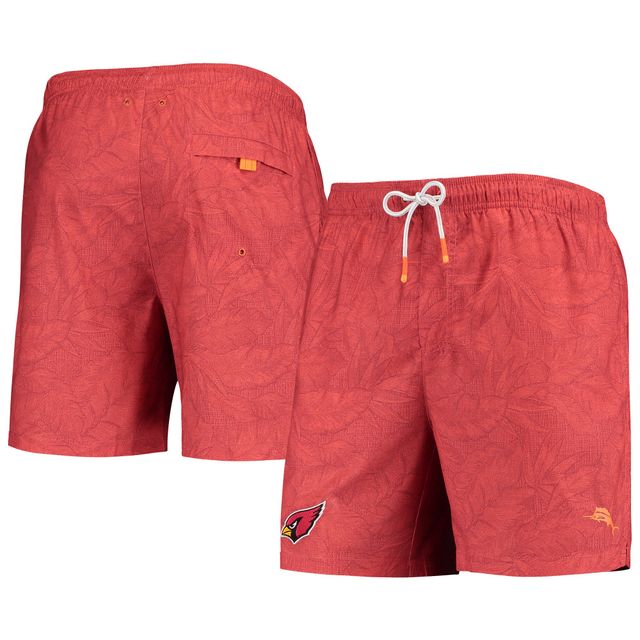 Tommy Bahama Cardinal Arizona Cardinals Team Naples Layered Leaves Maillot de bain pour homme