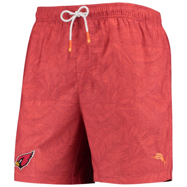 Tommy Bahama Cardinal Arizona Cardinals Team Naples Layered Leaves Maillot de bain pour homme