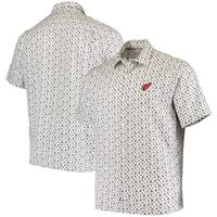 Men's Tommy Bahama White Arizona Cardinals Baja Mar Woven Button-Up Shirt