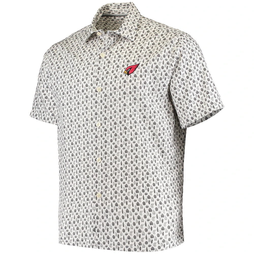 Chemise boutonnée tissée Tommy Bahama Arizona Cardinals Baja Mar pour homme, blanche