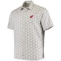 Men's Tommy Bahama White Arizona Cardinals Baja Mar Woven Button-Up Shirt