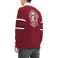 T-shirt à manches longues Tommy Hilfiger Cardinal Arizona Cardinals Cory Varsity Rugby pour hommes