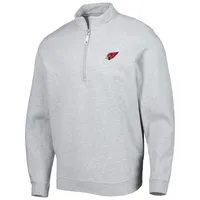 Men's Vineyard Vines Heather Gray Arizona Cardinals Shep Shirt Quarter-Zip Sweatshirt