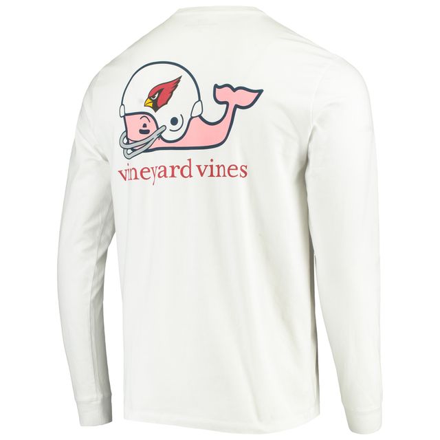 Vineyard Vines Women's Vineyard Vines White Las Vegas Raiders Helmet Long  Sleeve T-Shirt