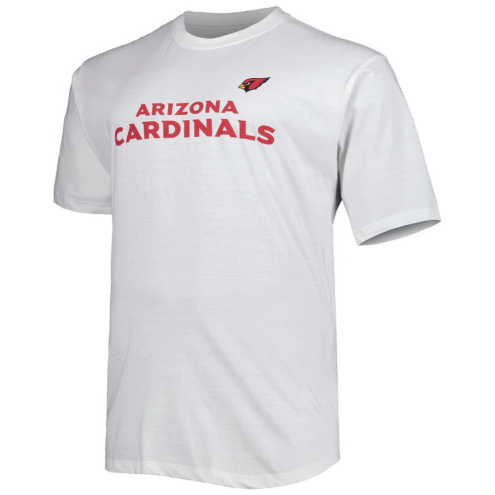 T-shirt blanc pour homme de la collection Hometown Big & Tall des Cardinals l'Arizona