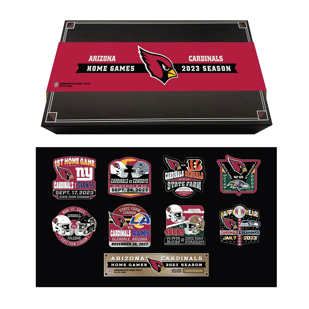 MOJO Arizona Cardinals 2023 Game Day Pin Collector Set