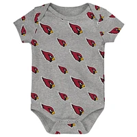 Ensemble de 3 bodies pour nouveau-né et nourrisson Arizona Cardinals Team Starter