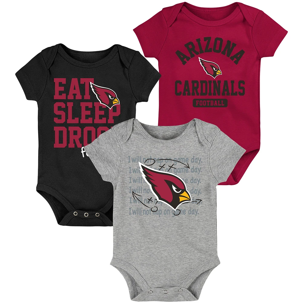 Lids Tampa Bay Buccaneers Newborn & Infant Little Champ Three-Piece  Bodysuit, Bib Booties Set - Red/Black