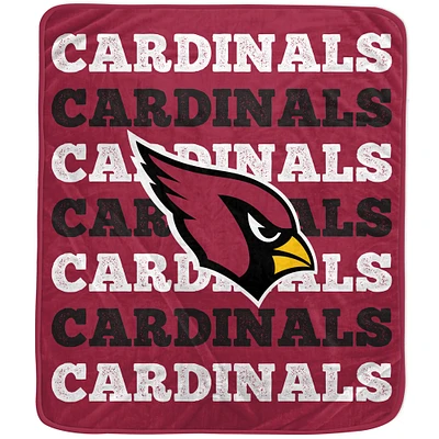 Couverture en peluche avec logo Pegasus Arizona Cardinals 60'' x 70''