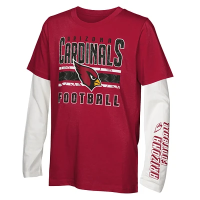 Ensemble de t-shirts the Mix pour enfants d'âge préscolaire des Arizona Cardinals