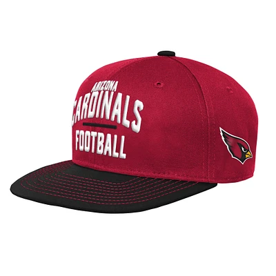 Préscolaire Cardinal/noir Arizona Cardinals Lock Up Snapback Hat