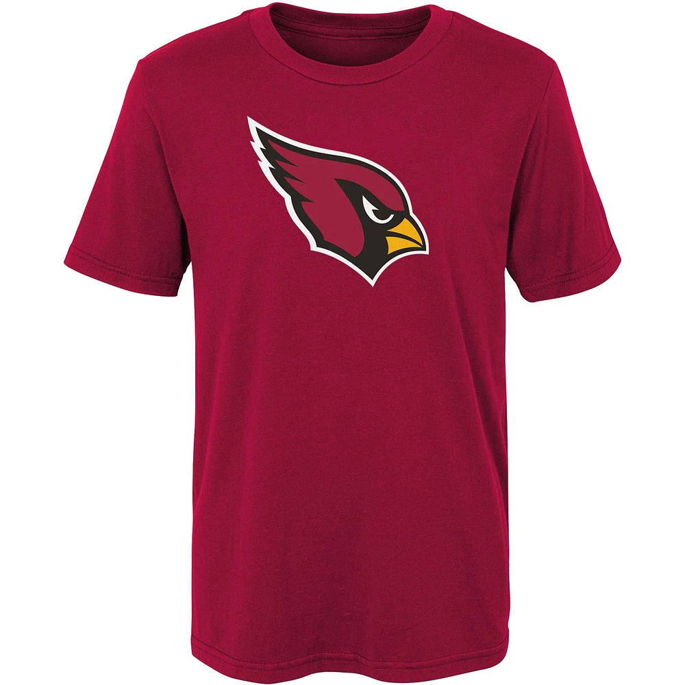 T-shirt préscolaire Cardinal Arizona Cardinals Logo primaire