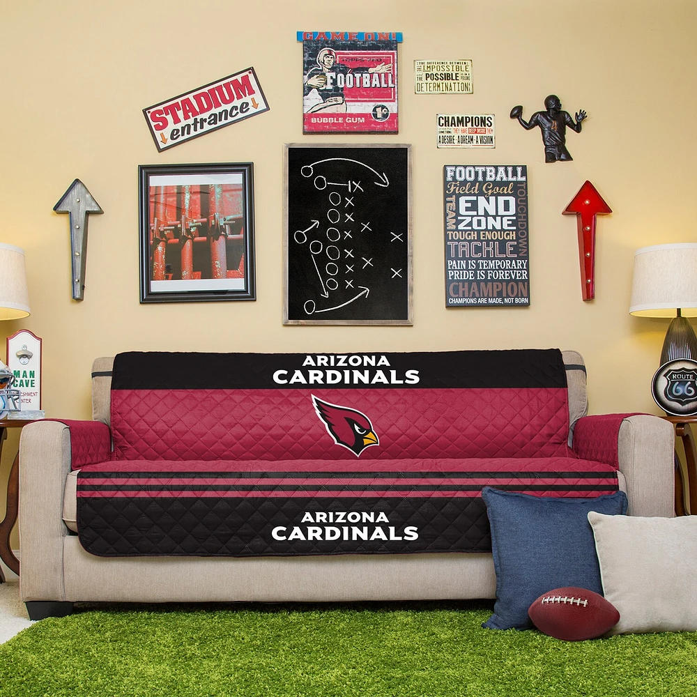 Red Arizona Cardinals Sofa Protector