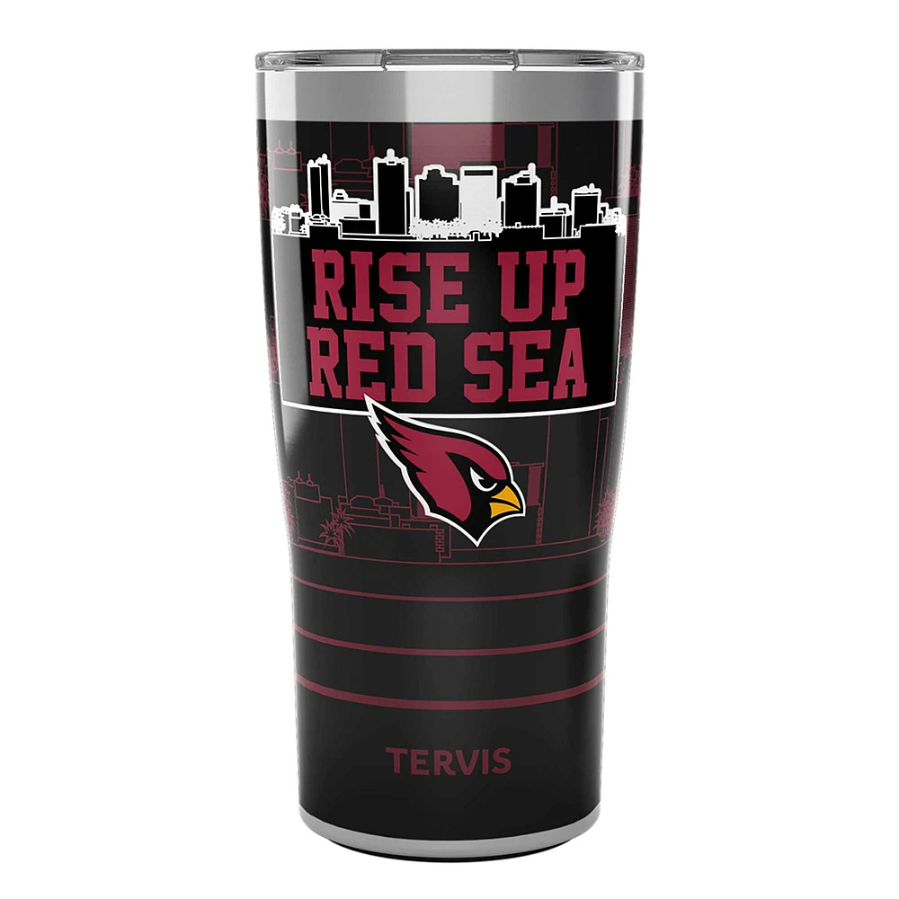 Cardinals de l'Arizona de Tervis 20oz. Rise Up Red Sea Gobelet en acier inoxydable avec couvercle coulissant