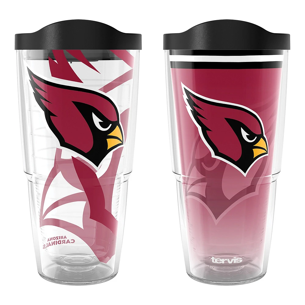 Tervis Arizona Cardinals 24oz NFL 2 PACK Fan authentique et éternel