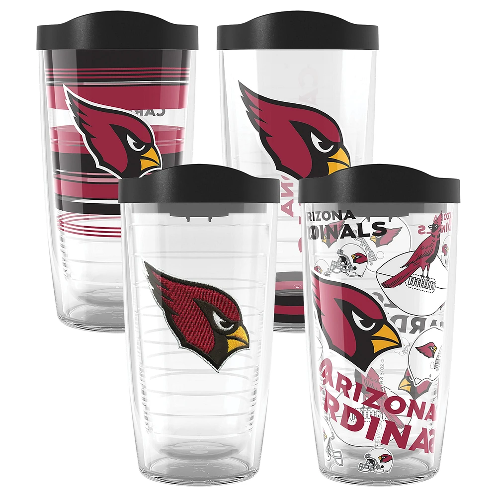 Tervis Arizona Cardinals Four-Pack 16oz. Classic Tumbler Set