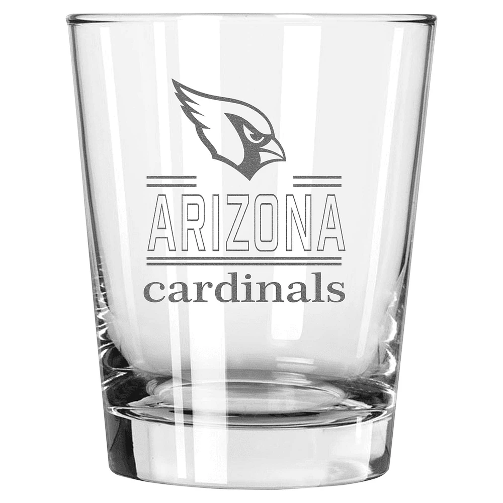 The Memory Company Arizona Cardinals 15oz. Double Old Fashioned Glass