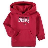 Toddler Cardinal/Heathered Gray Arizona Cardinals Fan Flare Pullover Hoodie & Sweatpants Set