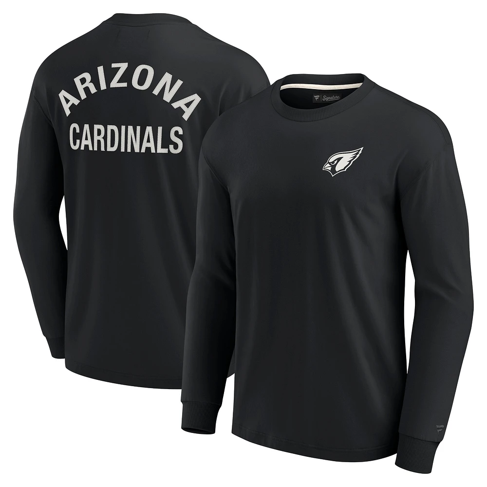 Unisex Fanatics Black Arizona Cardinals Elements Super Soft Long Sleeve T-Shirt