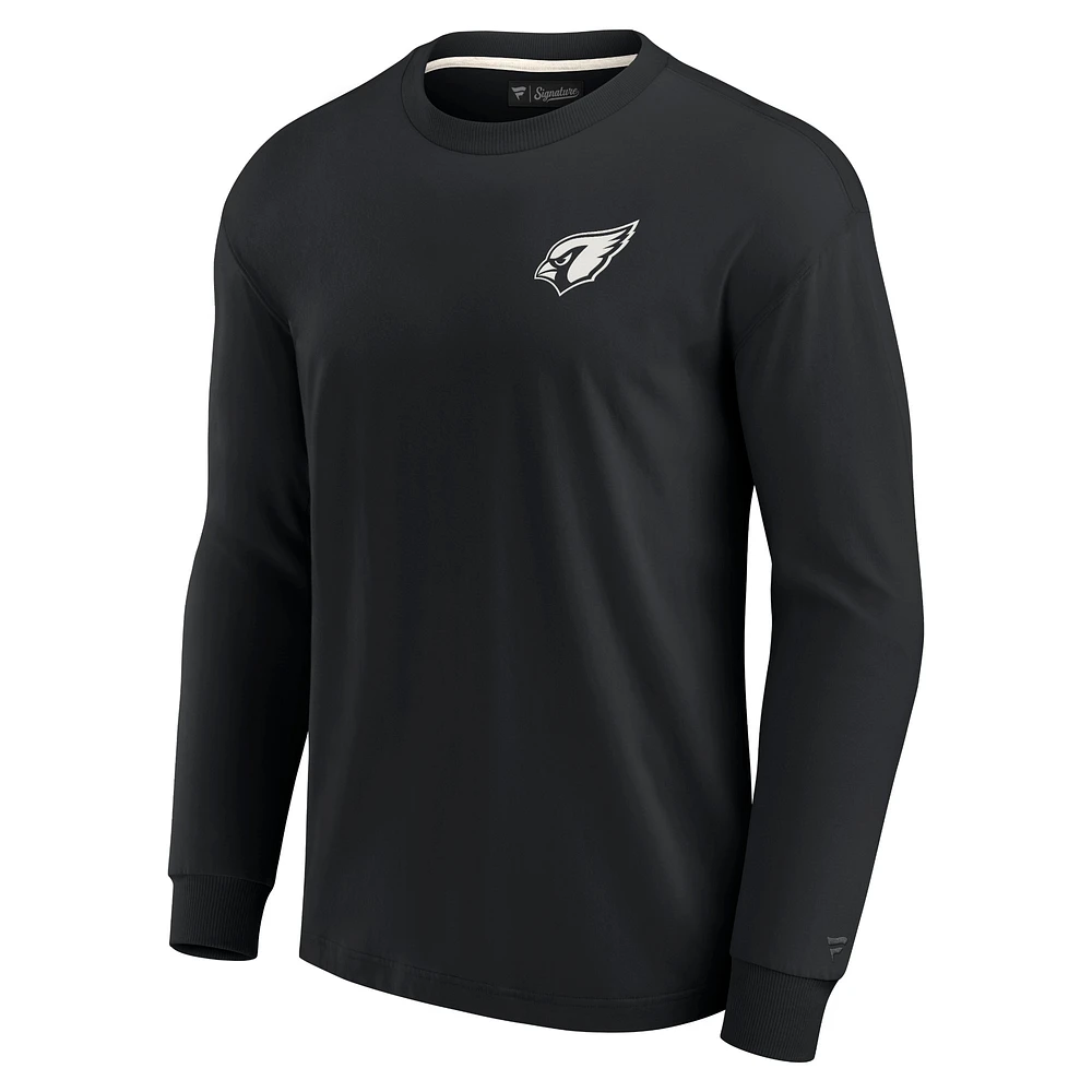 Unisex Fanatics Black Arizona Cardinals Elements Super Soft Long Sleeve T-Shirt