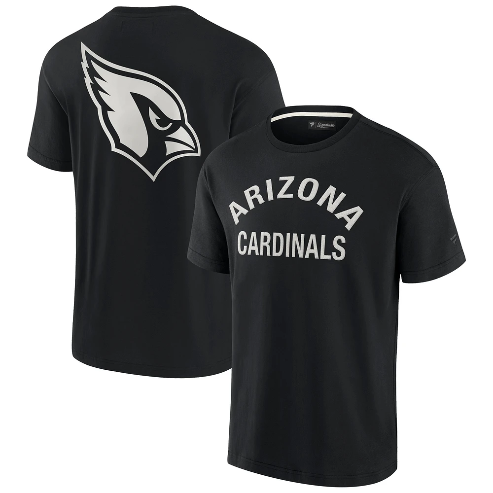 T-shirt unisexe à manches courtes super doux Fanatics Black Arizona Cardinals Elements