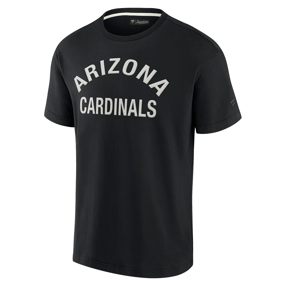 T-shirt unisexe à manches courtes super doux Fanatics Black Arizona Cardinals Elements