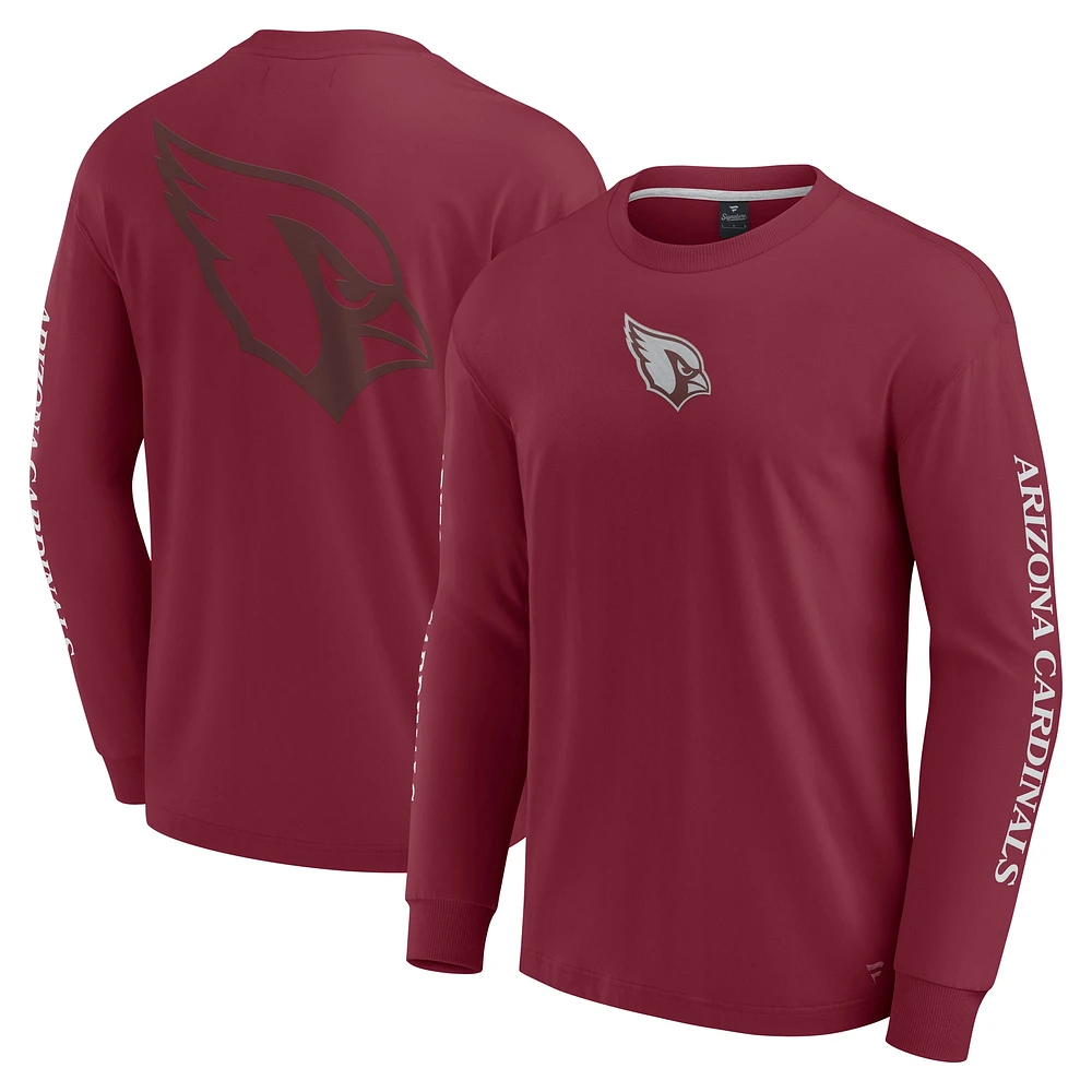 Unisex Fanatics  Cardinal Arizona Cardinals Elements Strive Long Sleeve T-Shirt