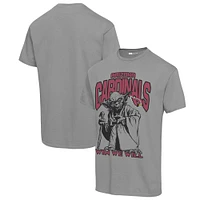 T-shirt unisexe Junk Food Graphite Arizona Cardinals Disney Star Wars Yoda Win We Will