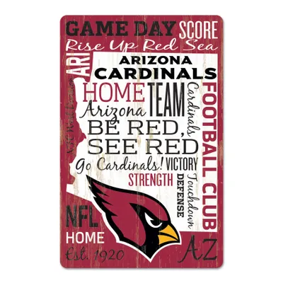 WinCraft Louisville Cardinals Personalized 11'' x 17'' Fan Cave Wood Sign