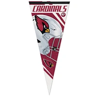 Fanion haut de gamme à rayures WinCraft Arizona Cardinals 17'' x 40''