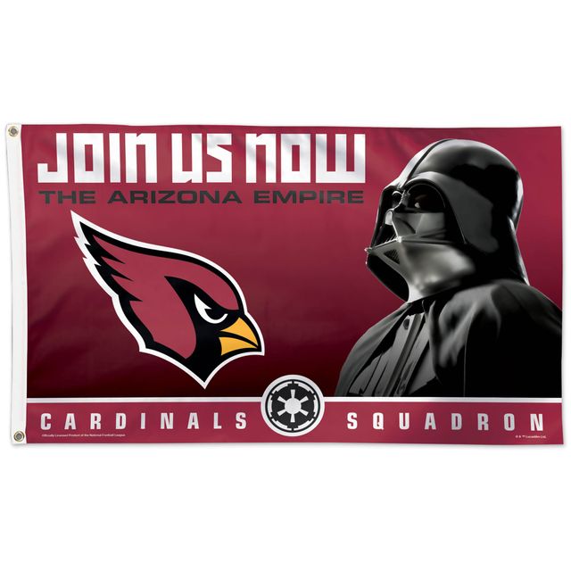 WinCraft Arizona Cardinals 3' x 5' Star Wars Deluxe - Drapeau simple face