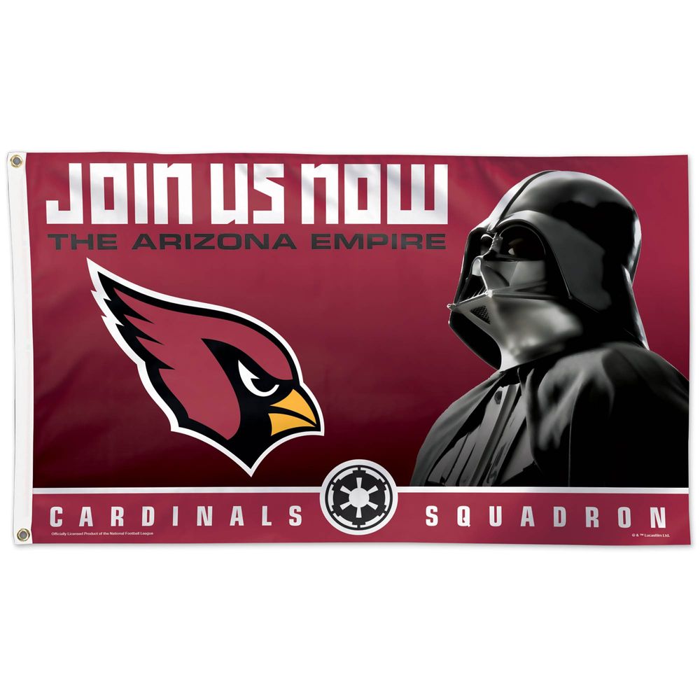 WinCraft Arizona Cardinals 3' x 5' Star Wars Deluxe - Single-Sided Flag