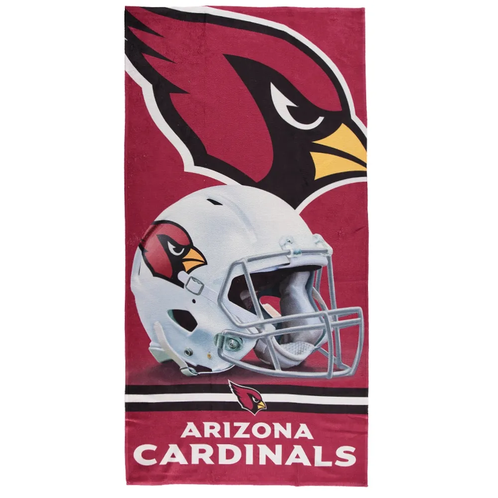 Lids Arizona Cardinals WinCraft 60'' x 30'' Floral Spectra Beach Towel