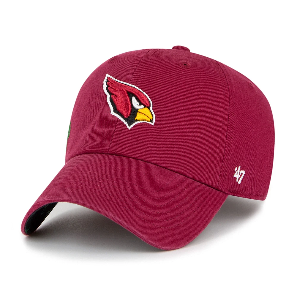 Casquette réglable '47 Cardinal Arizona Cardinals Confetti Icon Clean Up pour femmes