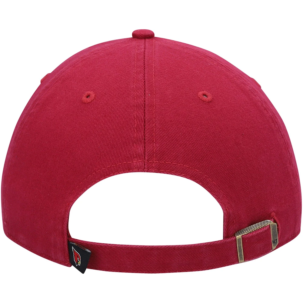 Casquette réglable '47 Cardinal Arizona Cardinals Vocal Clean Up pour femme