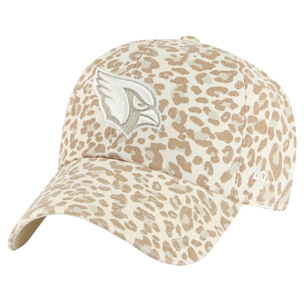 Women's '47 Natural Arizona Cardinals Panthera Clean Up Adjustable Hat