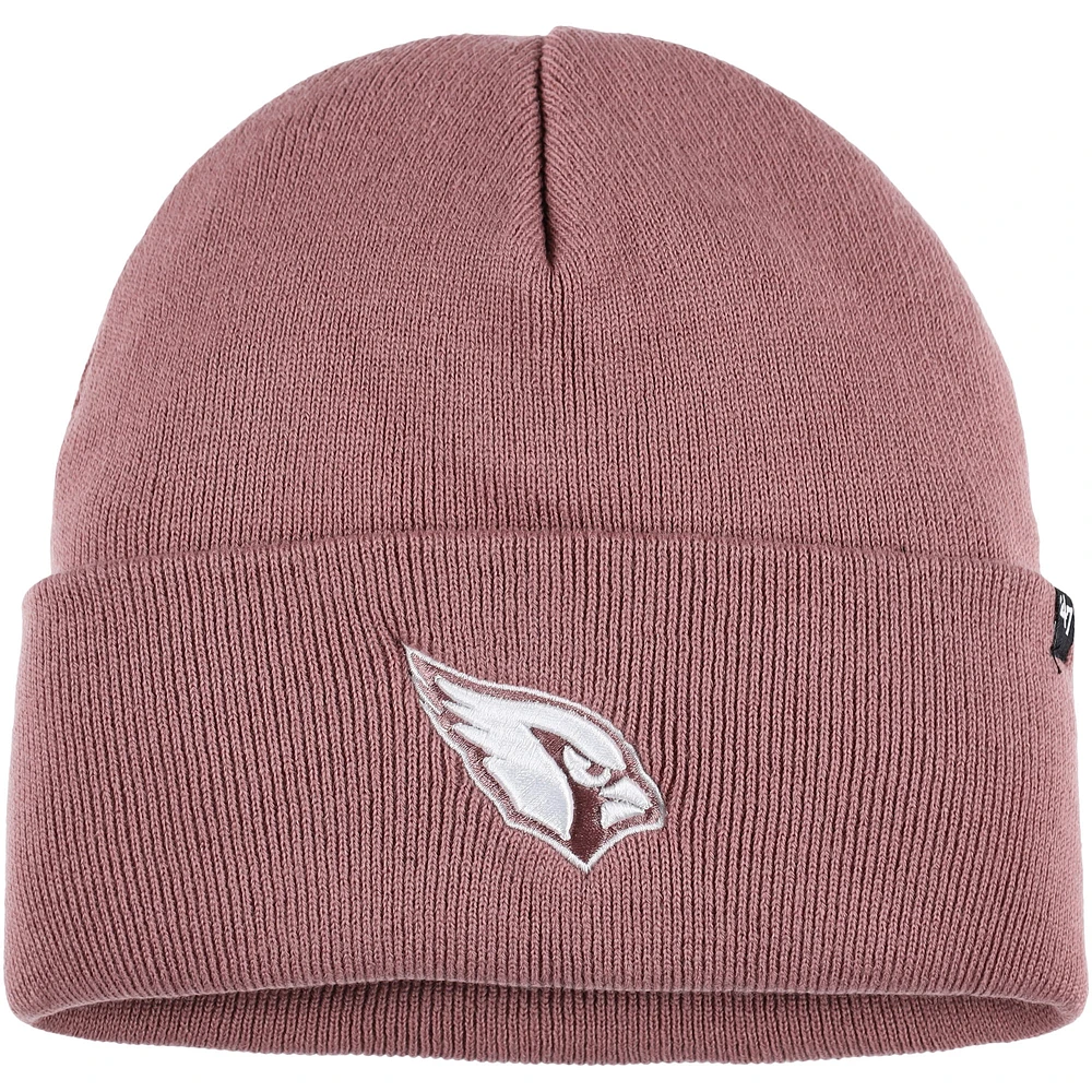 Women's '47  Pink Arizona Cardinals Haymaker Cuffed Knit Hat