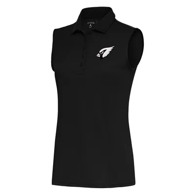 Women's Antigua Cardinal Stanford Cardinal Tribute Sleeveless Polo