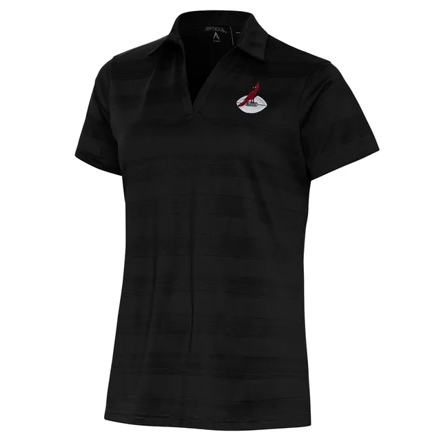 Antigua Men's Cincinnati Bengals Compass Black Polo