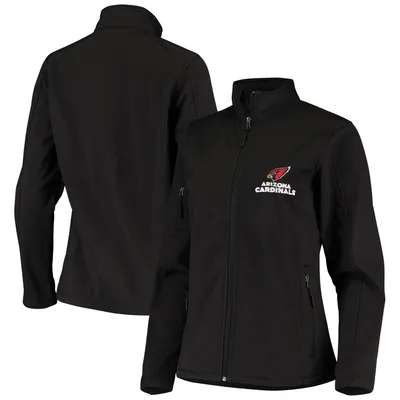 Arizona Cardinals Women's Full-Zip Sonoma Softshell Jacket - Black