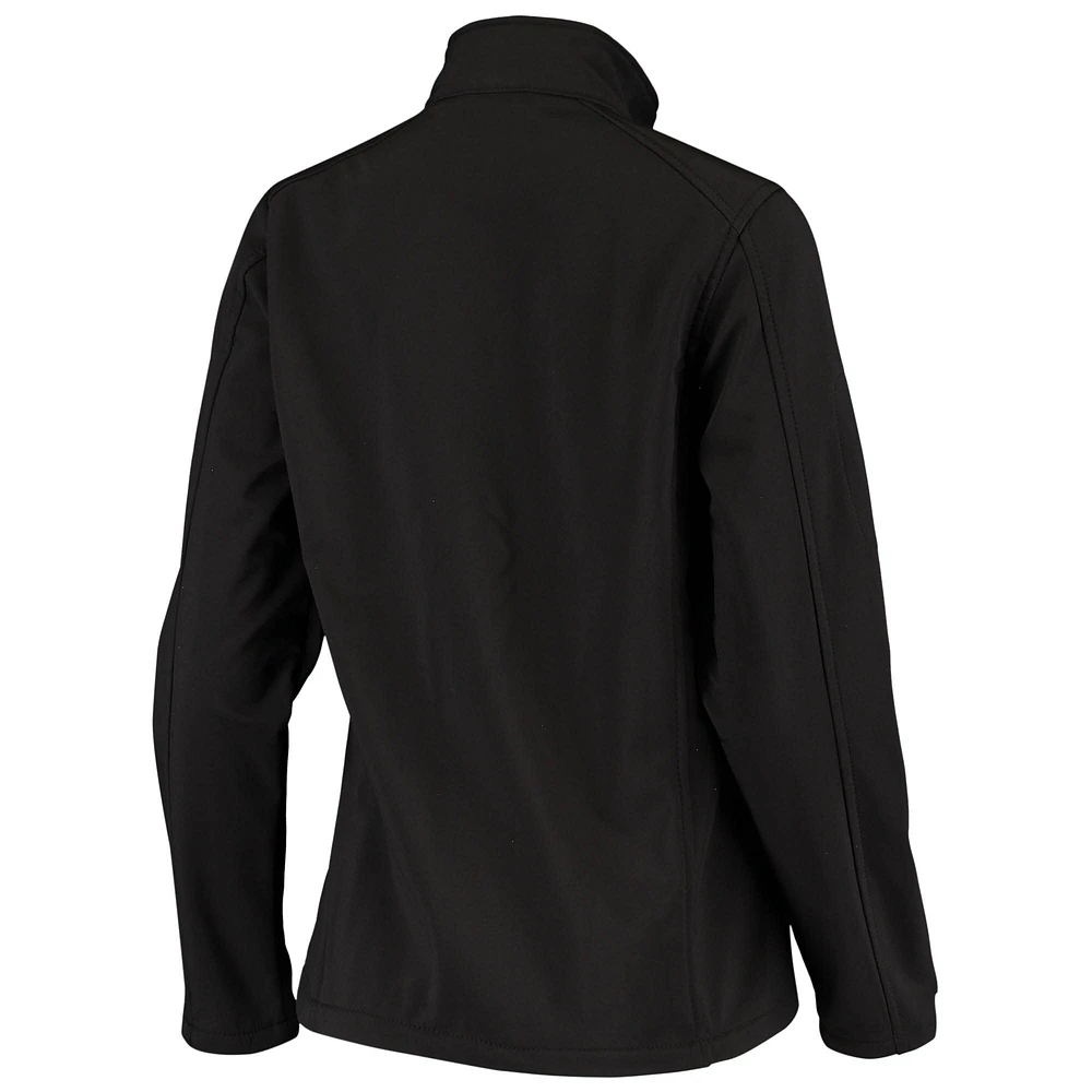 Women's Black Arizona Cardinals Full-Zip Sonoma Softshell Jacket