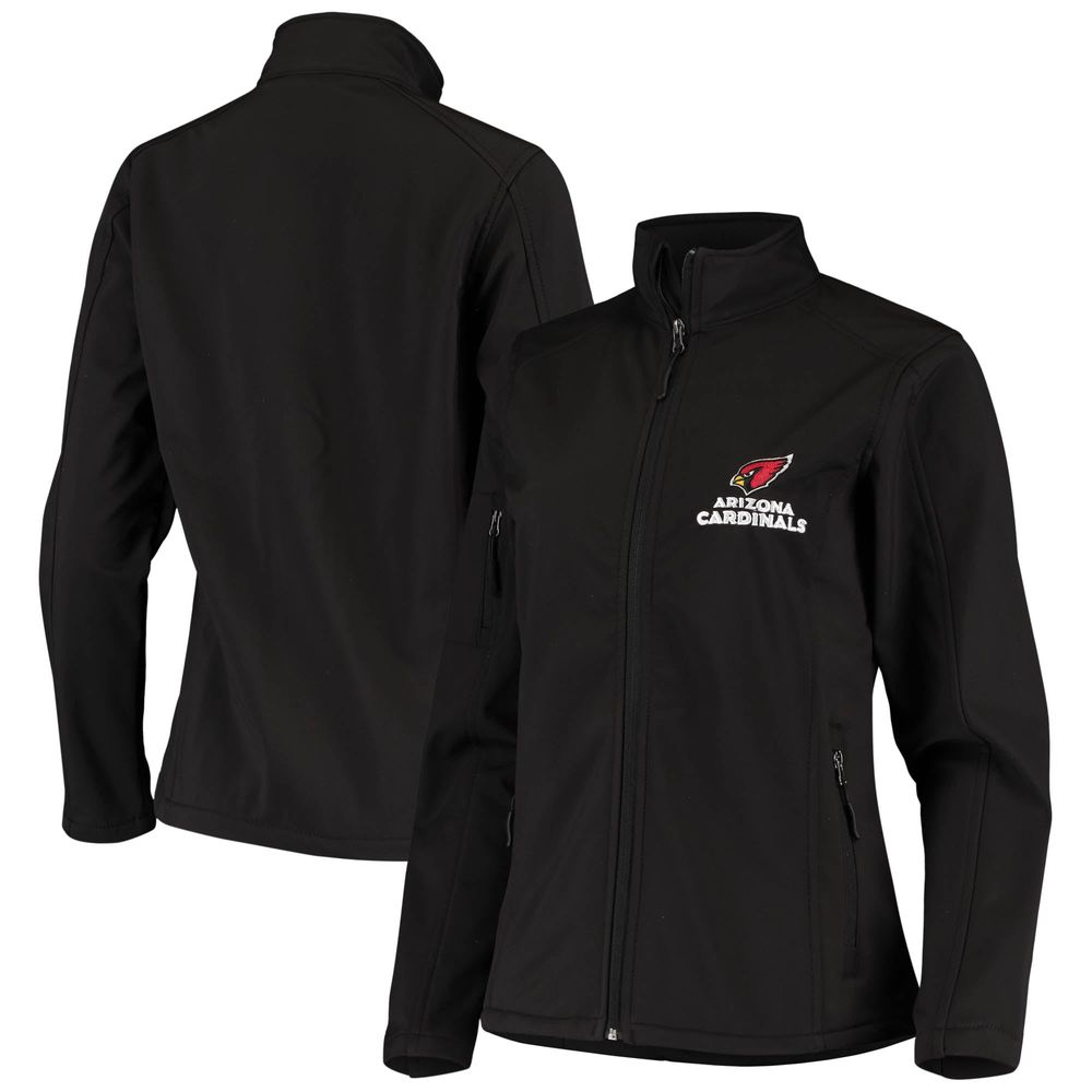 Women's Black Arizona Cardinals Full-Zip Sonoma Softshell Jacket