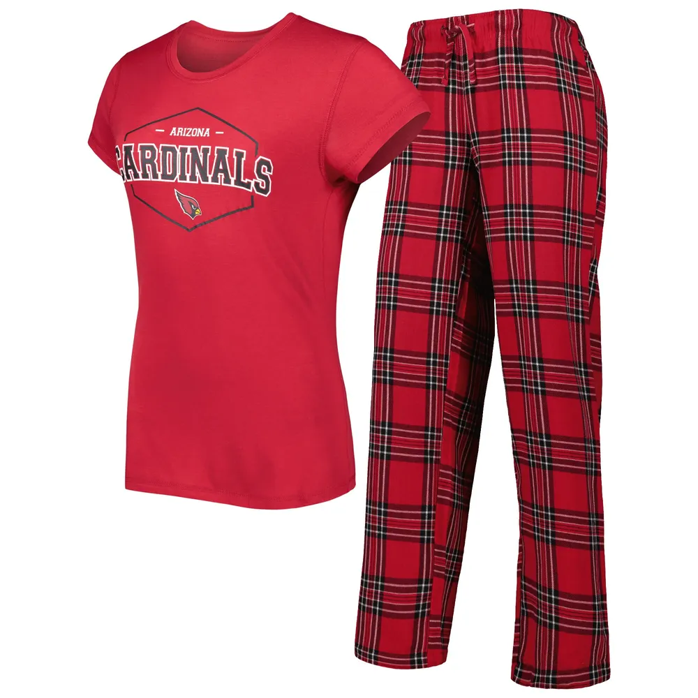 Lids Arizona Cardinals Concepts Sport Women's Badge T-Shirt & Pants Sleep  Set - Cardinal/Black