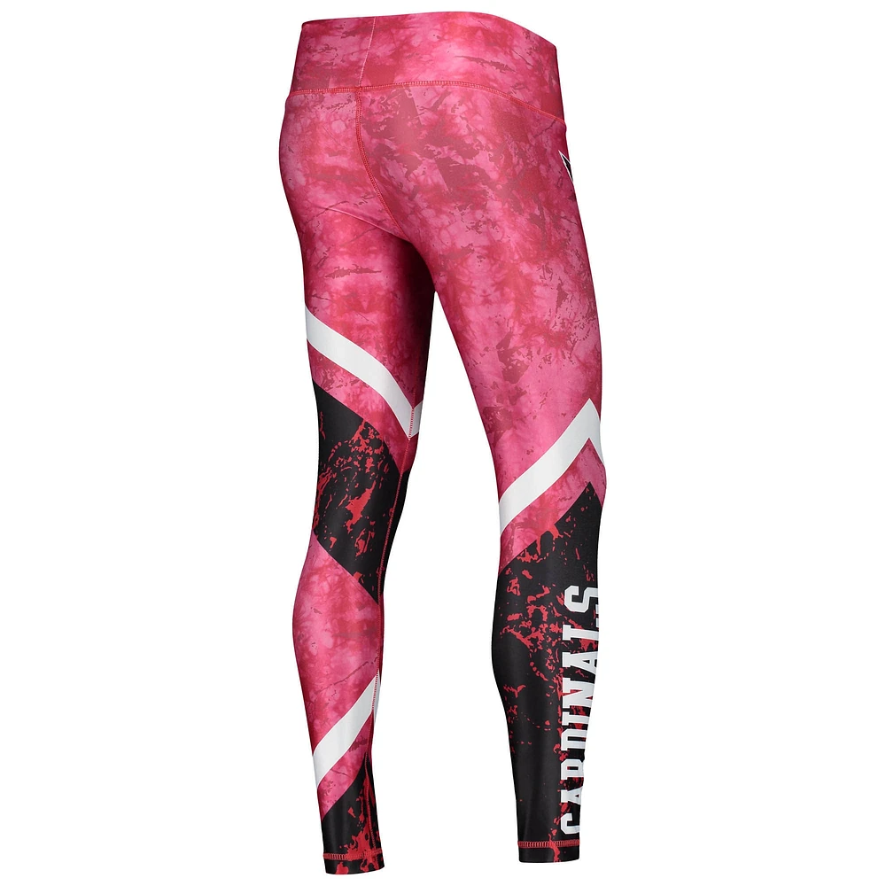 Women's Concepts Sport Cardinal/Black Arizona Cardinals Dormer Knit Sublimated Leggings