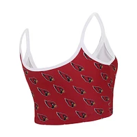 Women's Concepts Sport Cardinal Arizona Cardinals Gauge Lounge Bralette