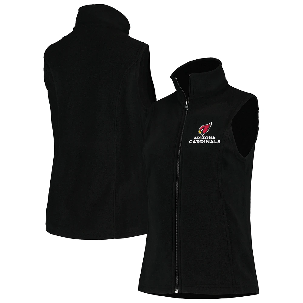 Women's Dunbrooke Black Arizona Cardinals Houston Fleece Full-Zip Vest