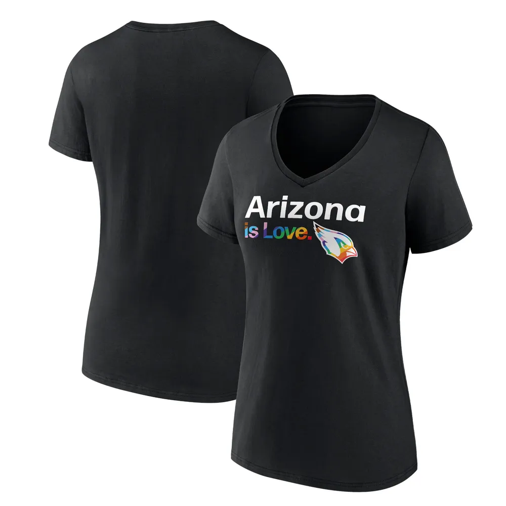 Lids Arizona Cardinals Fanatics Branded Women's City Pride Team V-Neck T- Shirt - Black