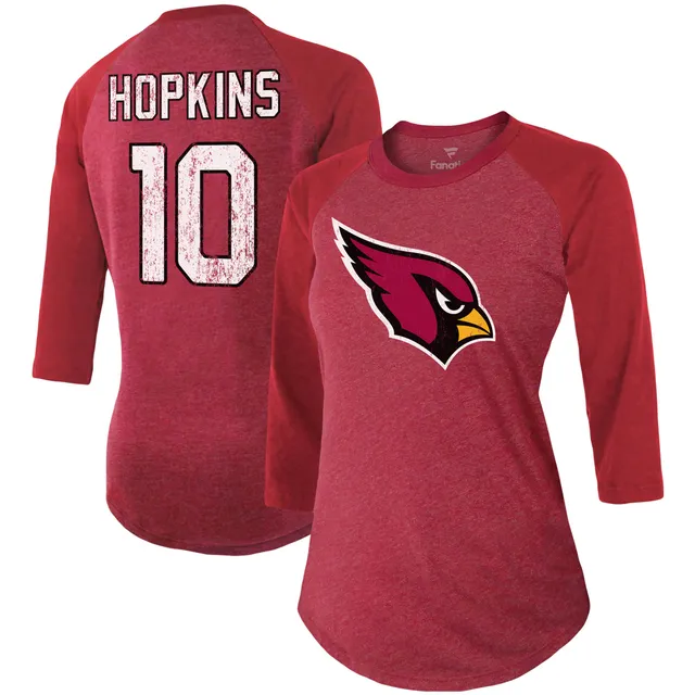 Lids DeAndre Hopkins Arizona Cardinals Fanatics Branded Women's Team Player  Name  Number Tri-Blend Raglan 3/4-Sleeve T-Shirt - Cardinal | Green Tree  Mall